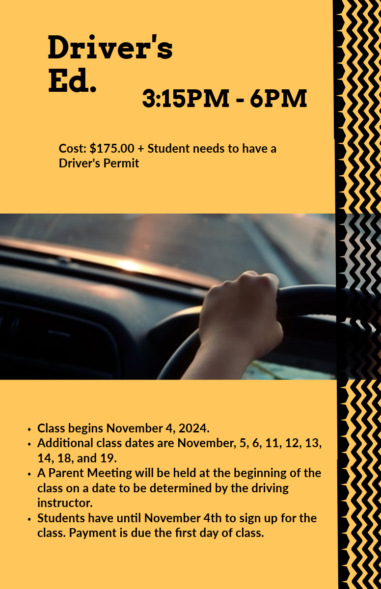 Driver's Ed. click to read